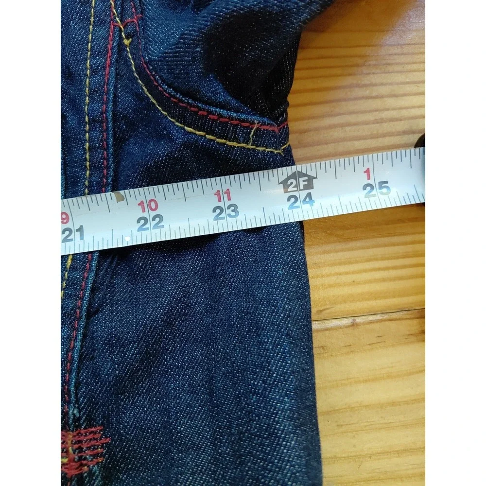 Vtg 90s AKADEMIKS MENS JEAN DENIM JACKET  Sz 2X Hip-hop‎ Rap Skater